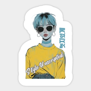 K-Fashion Icon 2 Sticker